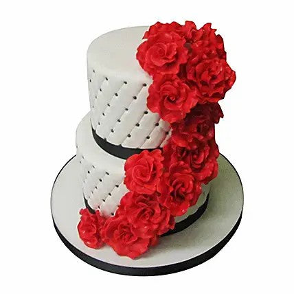 Rose Fondant Cake Chocolate 4kg