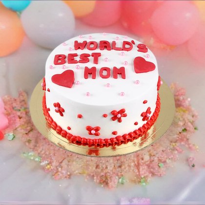 World's Best Mom Cake- 1 Kg