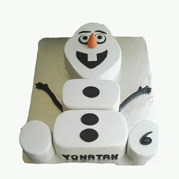 Frozen Olaf Fondant Cake Delivery In Delhi NCR