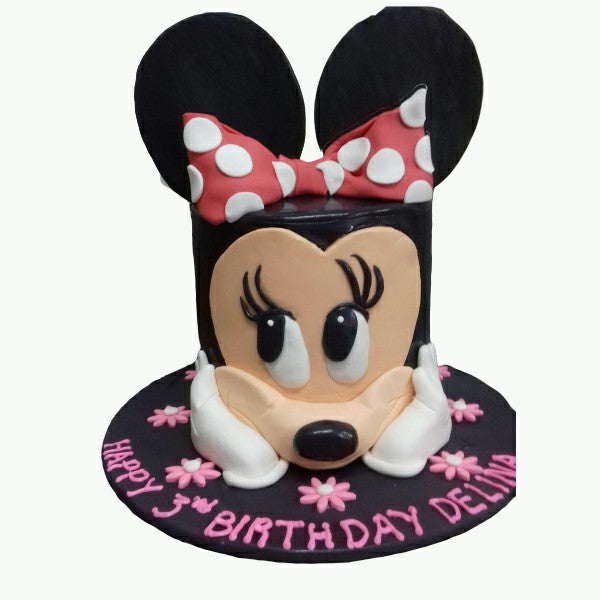 Send Enjoyable Minnie Mouse Fondant Cake | Same Day Delivery | PrettyPetals