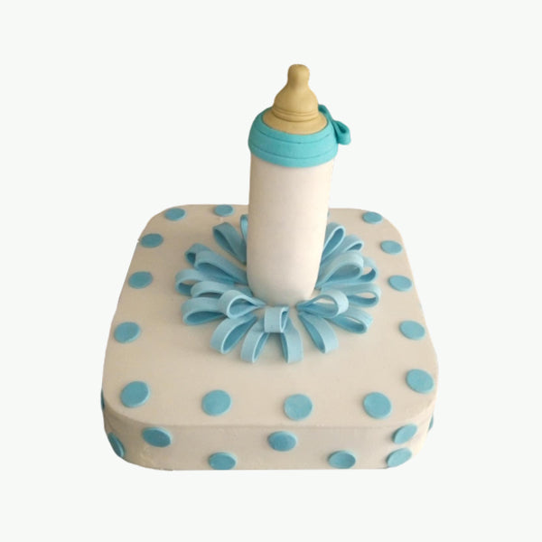 Baby Bottle Fondant Cake