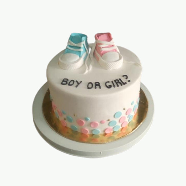 Boy or Girl Cake - Cakey Goodness