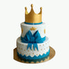2 Tier Crown Cake