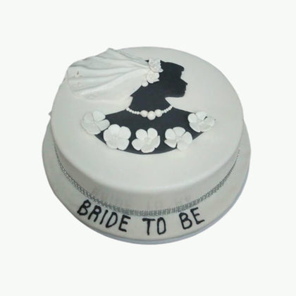 Bride to Be Fondant Cake