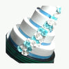 Glitzy & Glamorous Wedding Cake