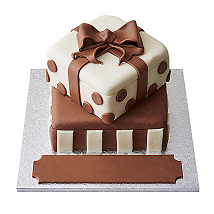 Special Gift Box Fondant Cake Chocolate 2kg