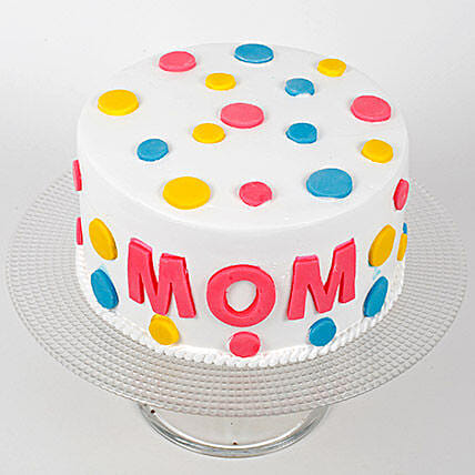 Colourful Mothers Day Chocolate Cake