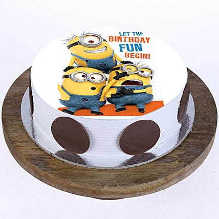 Minion Photo Cake - GiftsCake