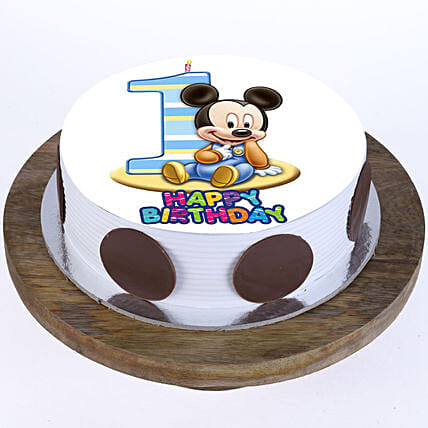 Mickey Mouse 1st Bday Cake
