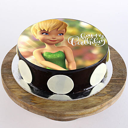 Tinker Bell Chocolate Photo Cake