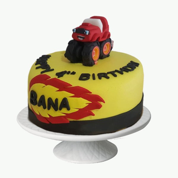 Blaze and The Monster Truck Machines Birthday Cake
