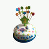 Colorful Stars Floating Birthday Cake