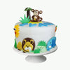 Jungle Safari Animals Cake
