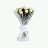 Graceful 10 White Roses Bouquet