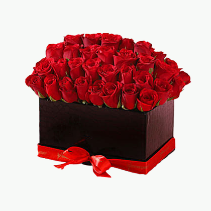 I Love You Red Roses Box