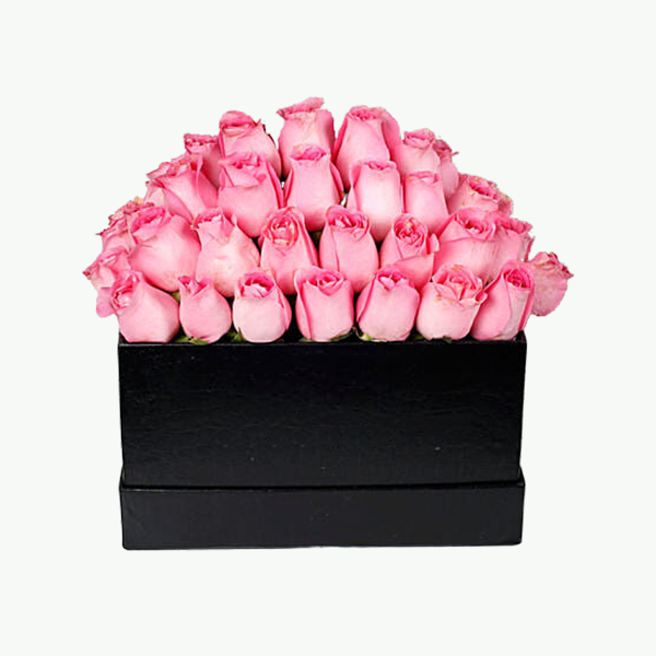 Pink Roses Box of Happiness